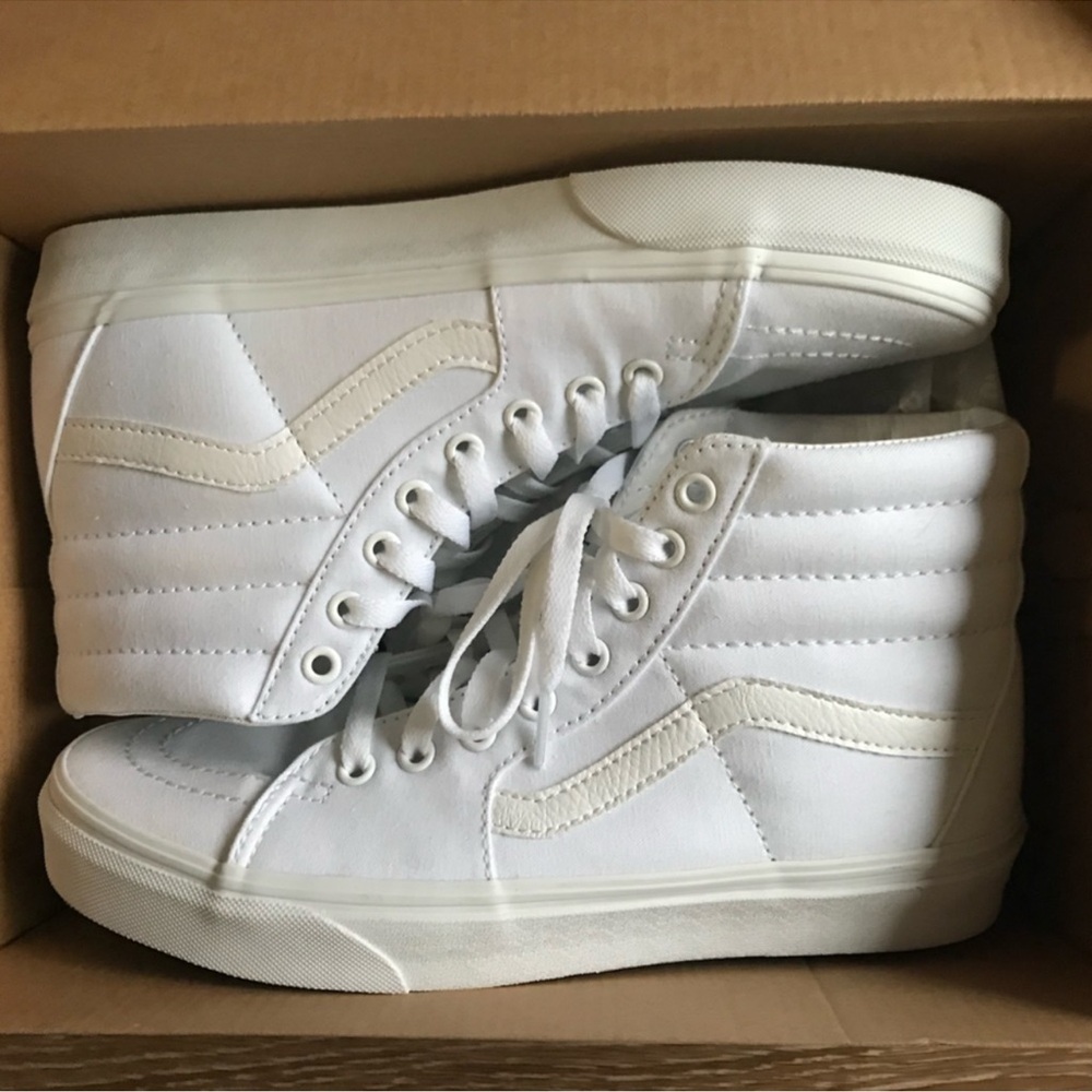 White High-Top Sneakers